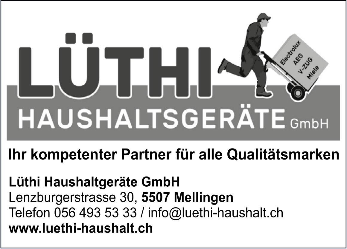 Lüthi Haushaltgeräte GmbH, Mellingen - Ihr kompetenter Partner für alle Qualitätsmarken