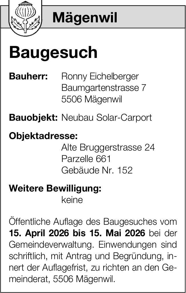 Baugesuche