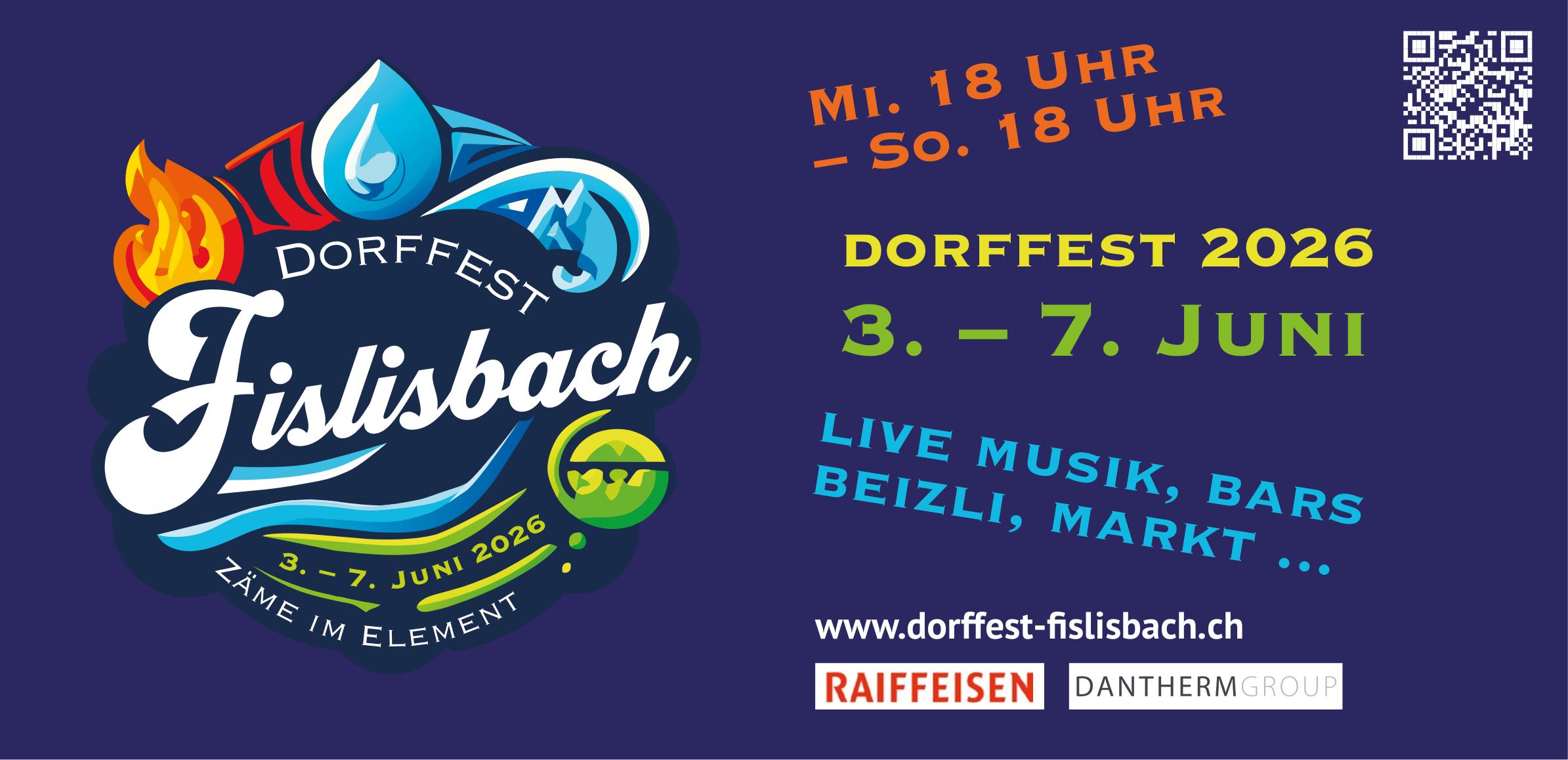 Dorffest Fislisbach, 3. - 7. Juni