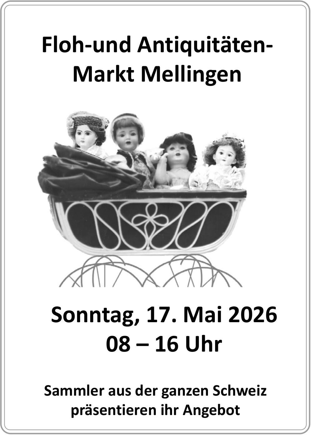 Floh-und Antiquitäten-Markt Mellingen, 17. Mai