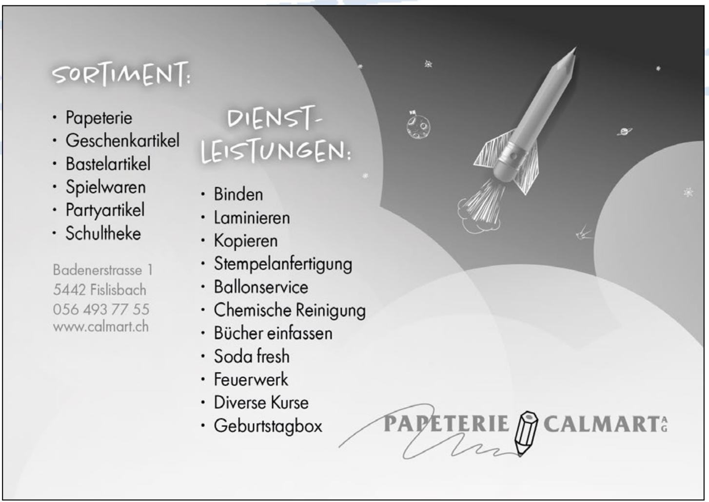 Papeterie Calmart AG, Fislisbach