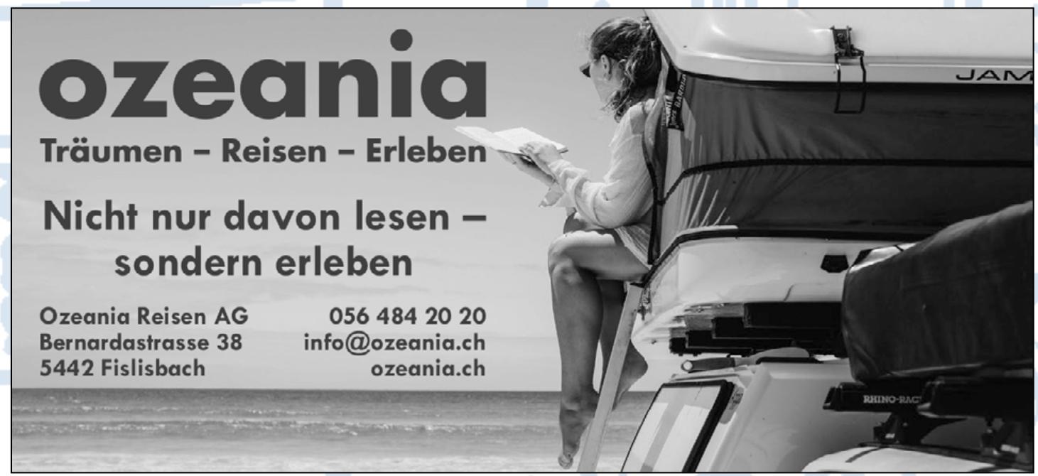 Ozeania Reisen AG, Fislisbach - Nicht nur davon lesen – sondern erleben