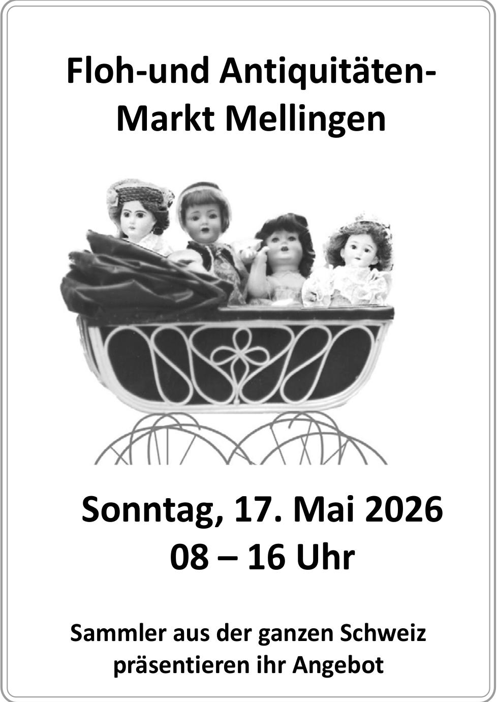Floh-und Antiquitäten-Markt Mellingen, 17. Mai