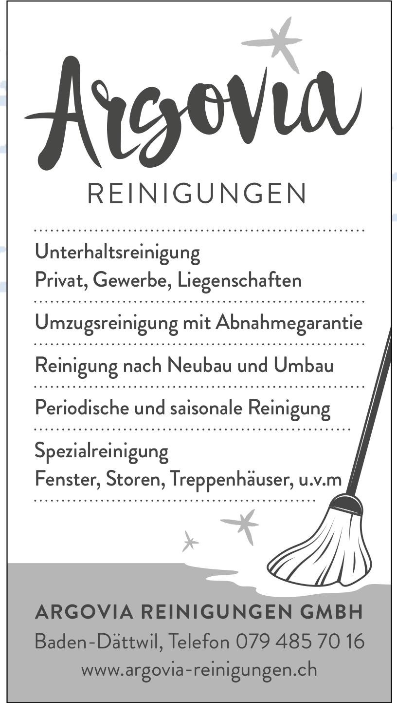 Argovia Reinigungen GmbH, Baden-Dättwil - Unterhaltsreinigung Privat, Gewerbe, Liegenschaften