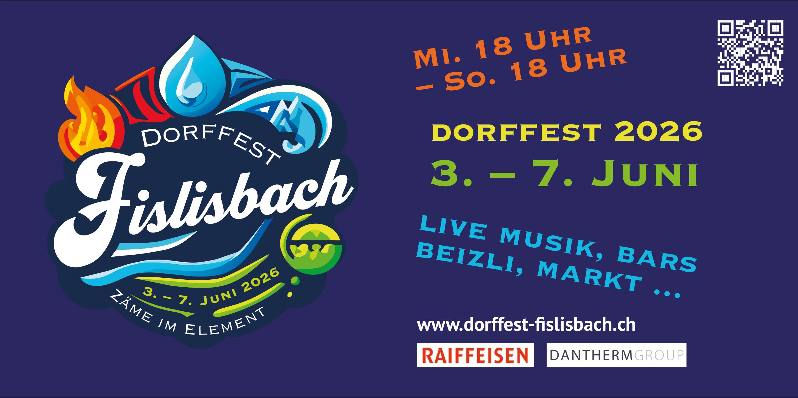 Dorffest Fislisbach, 3. - 7. Juni