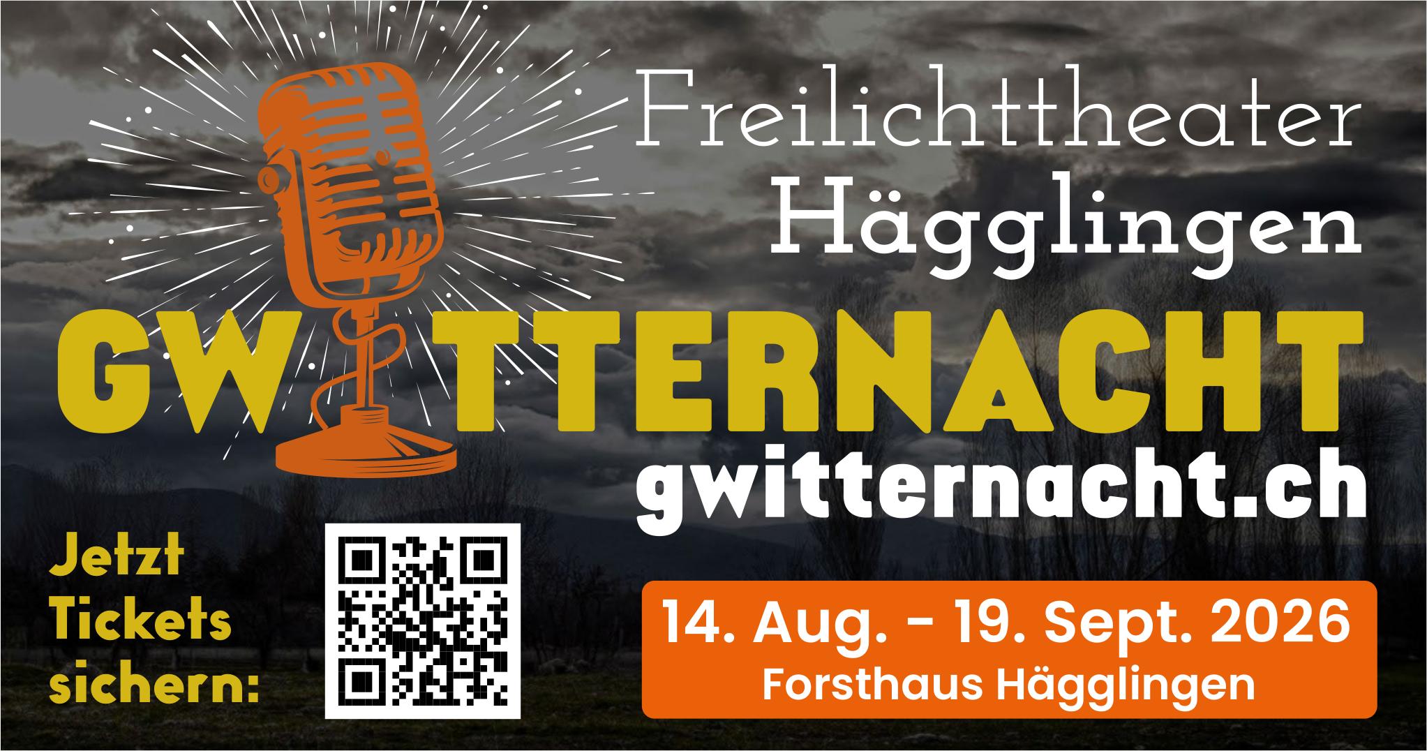 GWITTERNACHT, 14. August - 19. September, Forsthaus Hägglingen