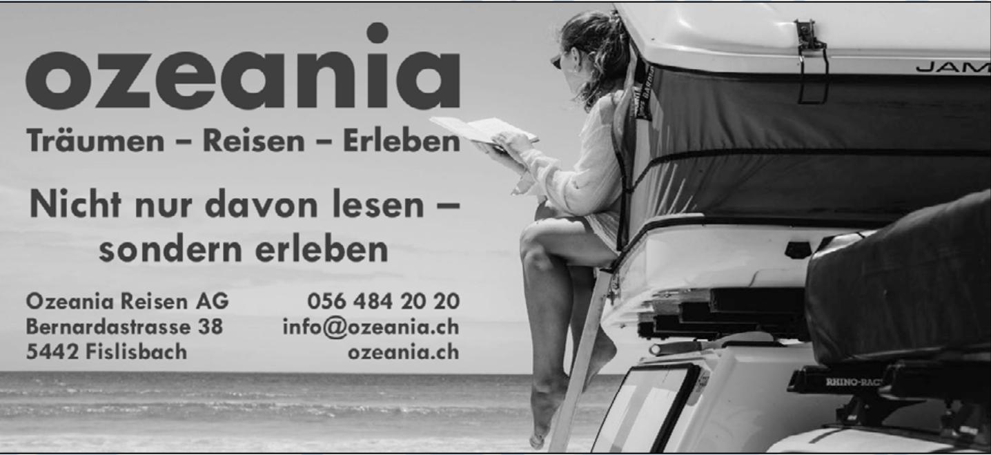 Ozeania Reisen AG, Fislisbach - Nicht nur davon lesen - sondern erleben