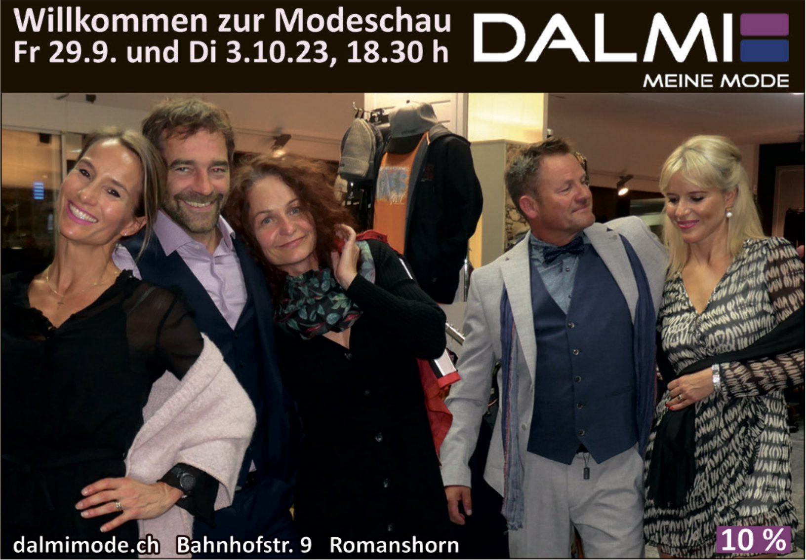 Dalmi Mode, Romanshorn - Willkommen zur Modeschau