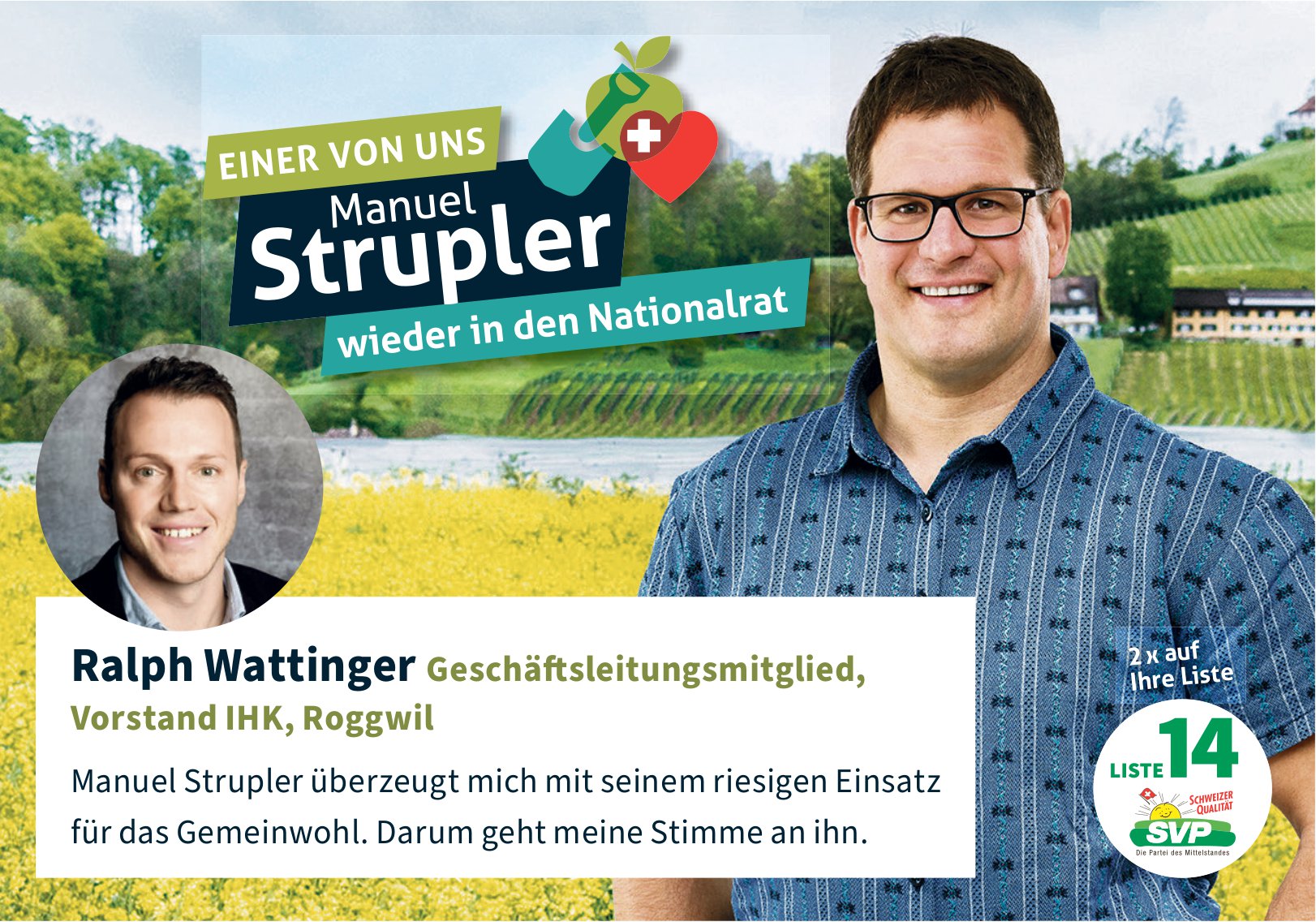 Manuel Strupler, Manuel Strupler wieder in den Nationalrat