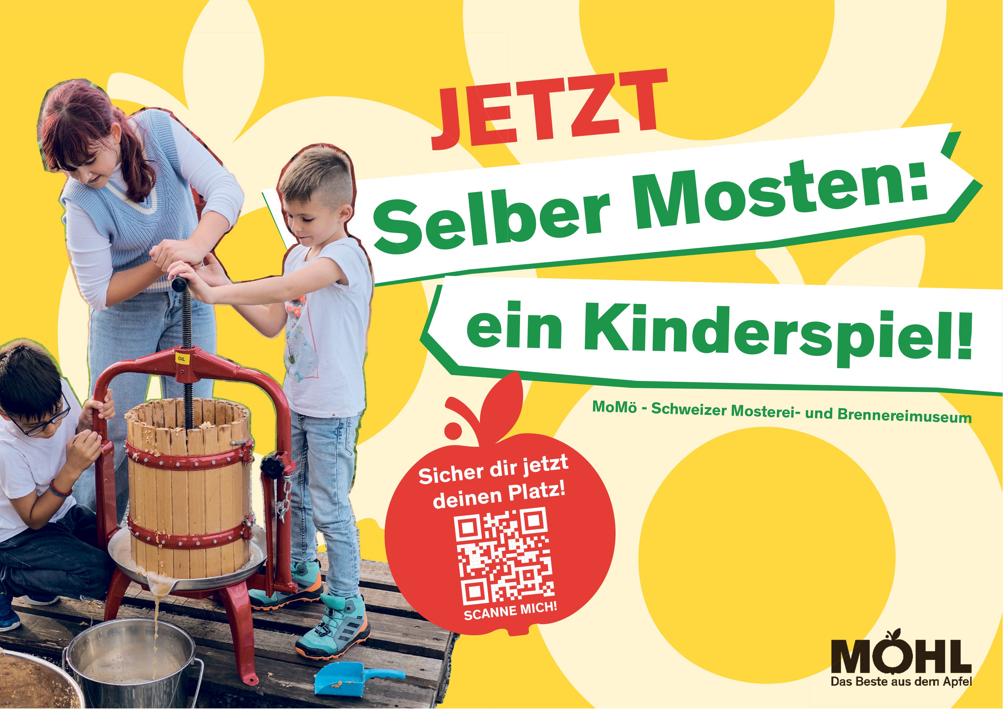 MÖHL GETRÄNKE-MARKT, Jetzt selber Mosten: ein Kinderspiel!