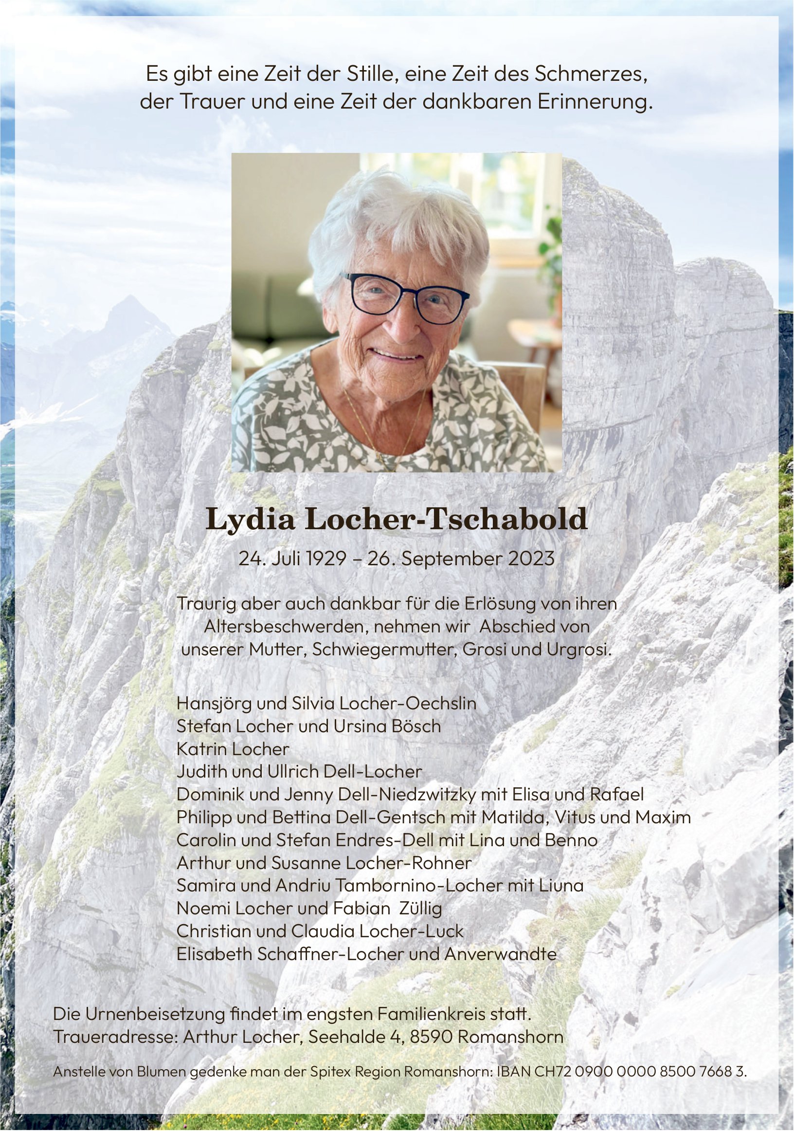 Lydia Locher-Tschabold, September 2023 / TA
