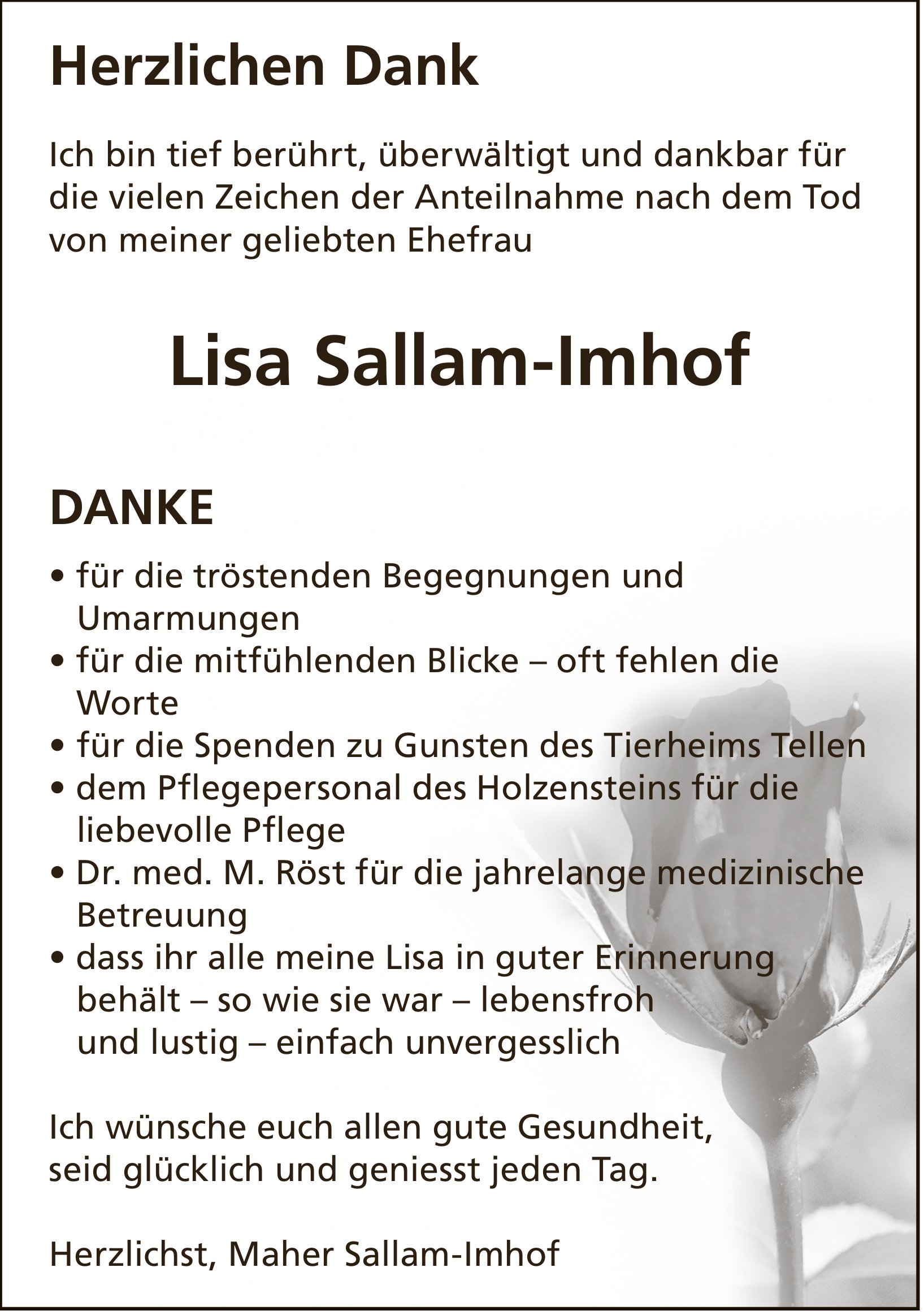 Sallam-Imhof Lisa, im März 2024 / DS