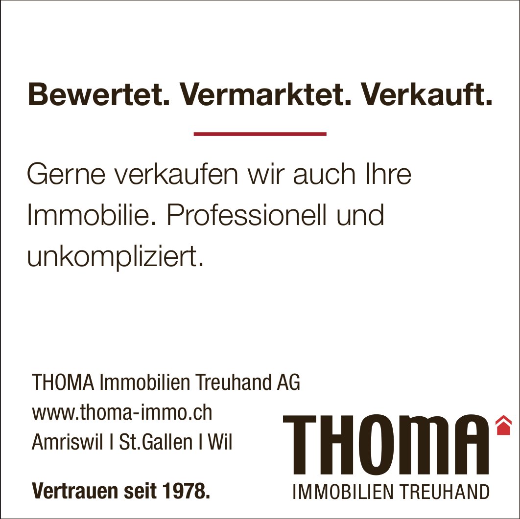 Thoma Immobilien Treuhand Ag, Amriswil - Bewertet. Vermarktet. Verkauft.