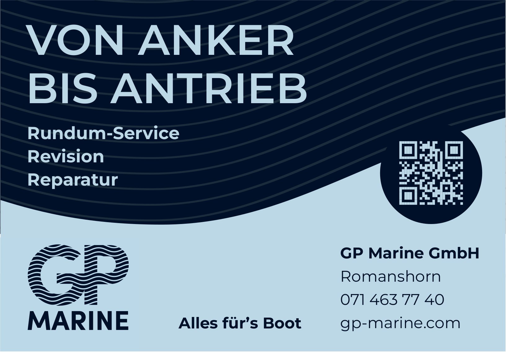 GP Marine GmbH, Romanshorn - Rundum-Service Revision Reparatur