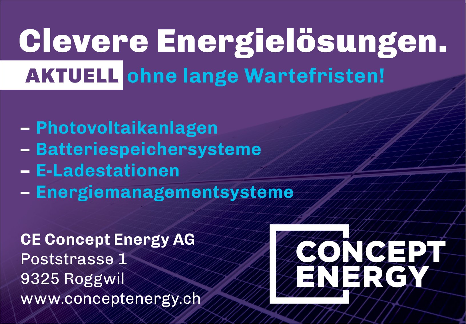 Ce Concept Energy Ag, Roggwil - Clevere Energielösungen.