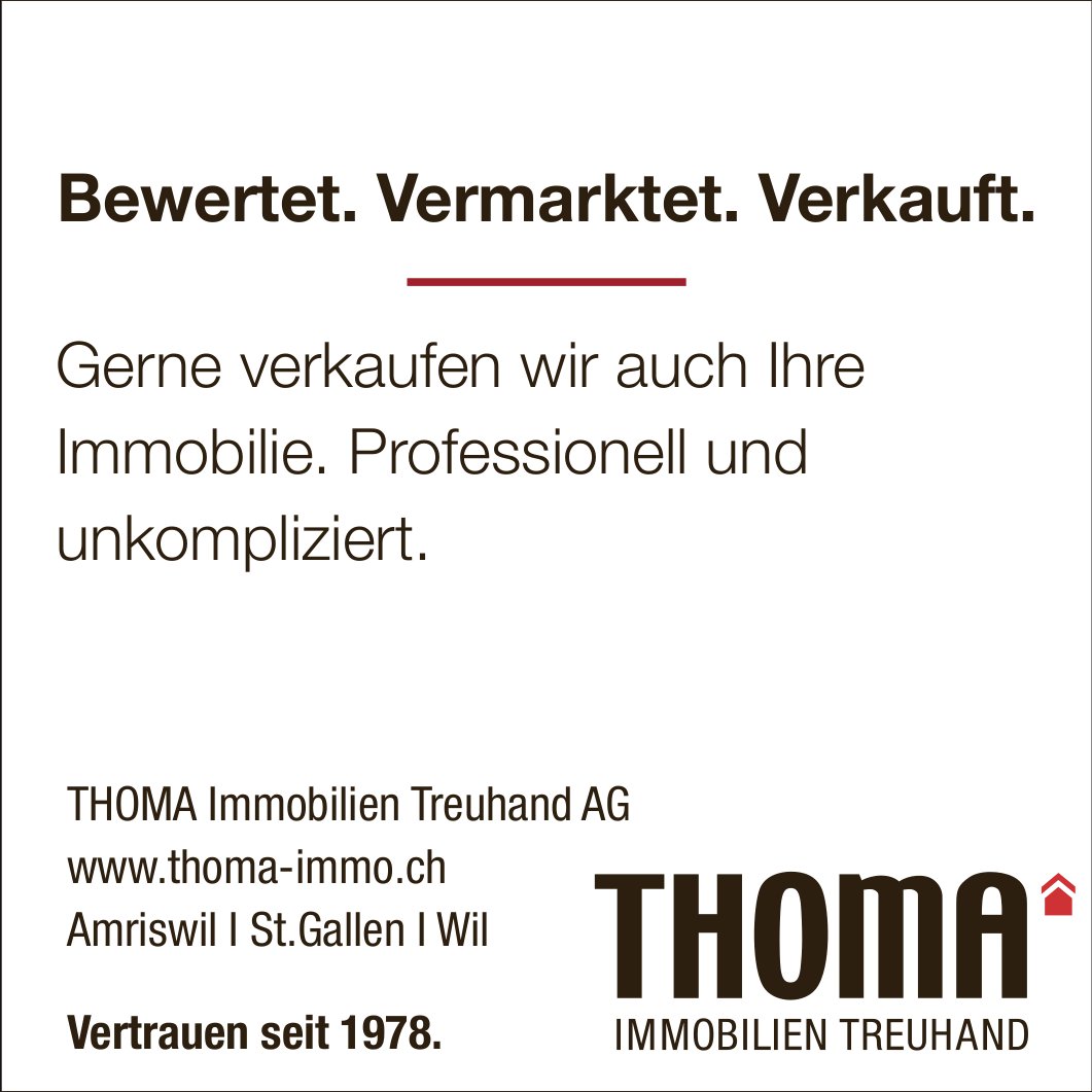 Thoma Immobilien Treuhand Ag, Amriswil - Bewertet. Vermarktet. Verkauft.
