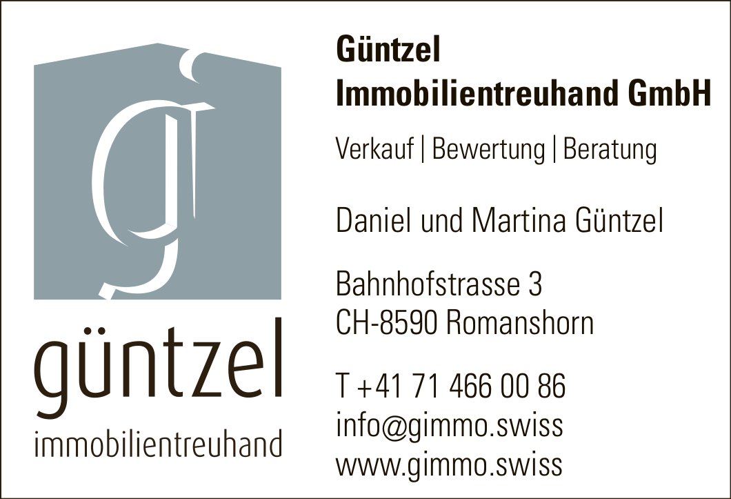 Güntzel Immobilientreuhand Gmbh, Romanshorn - Verkauf/Bewertung/Beratung