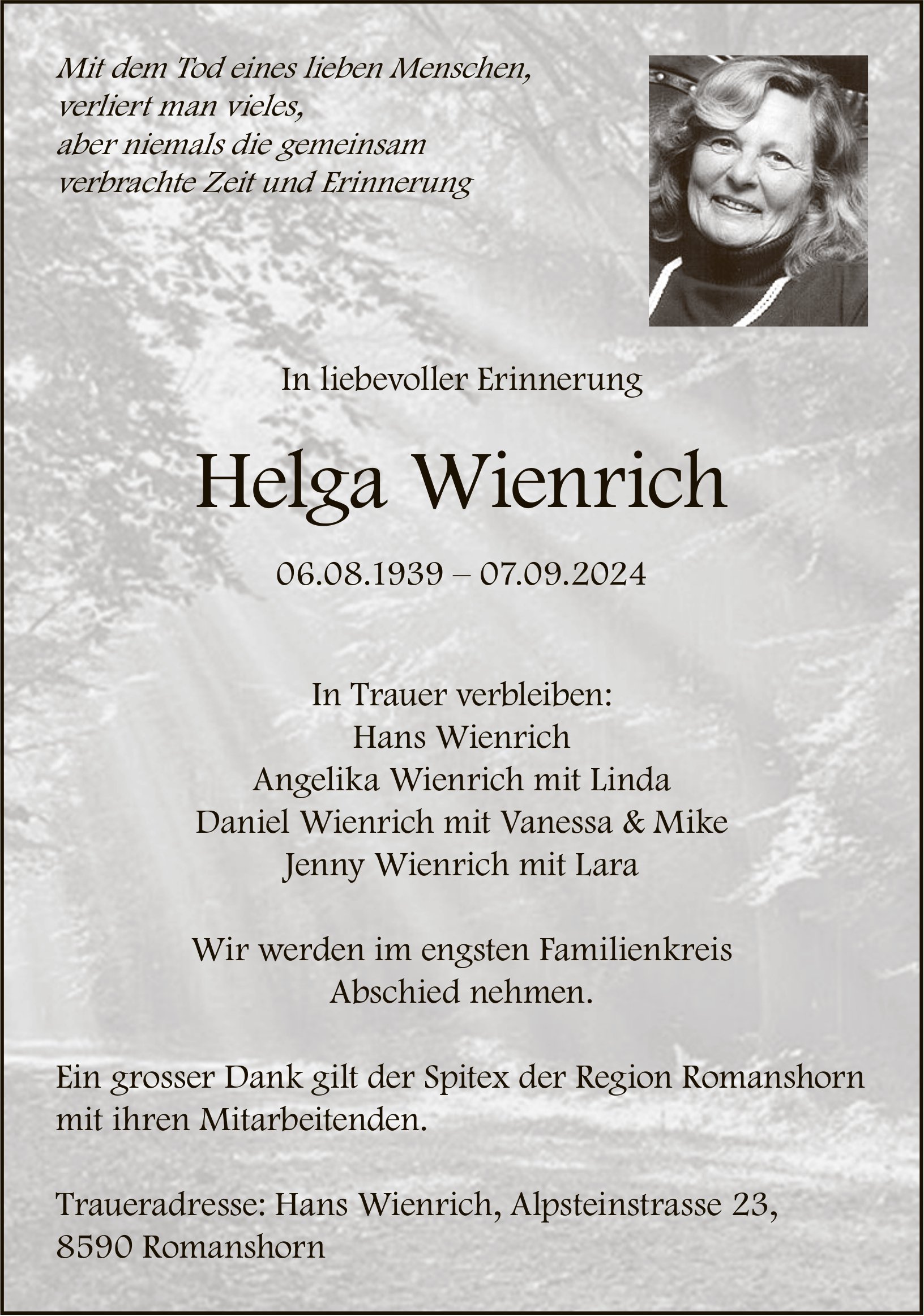 Wienrich Helga, September 2024 / TA