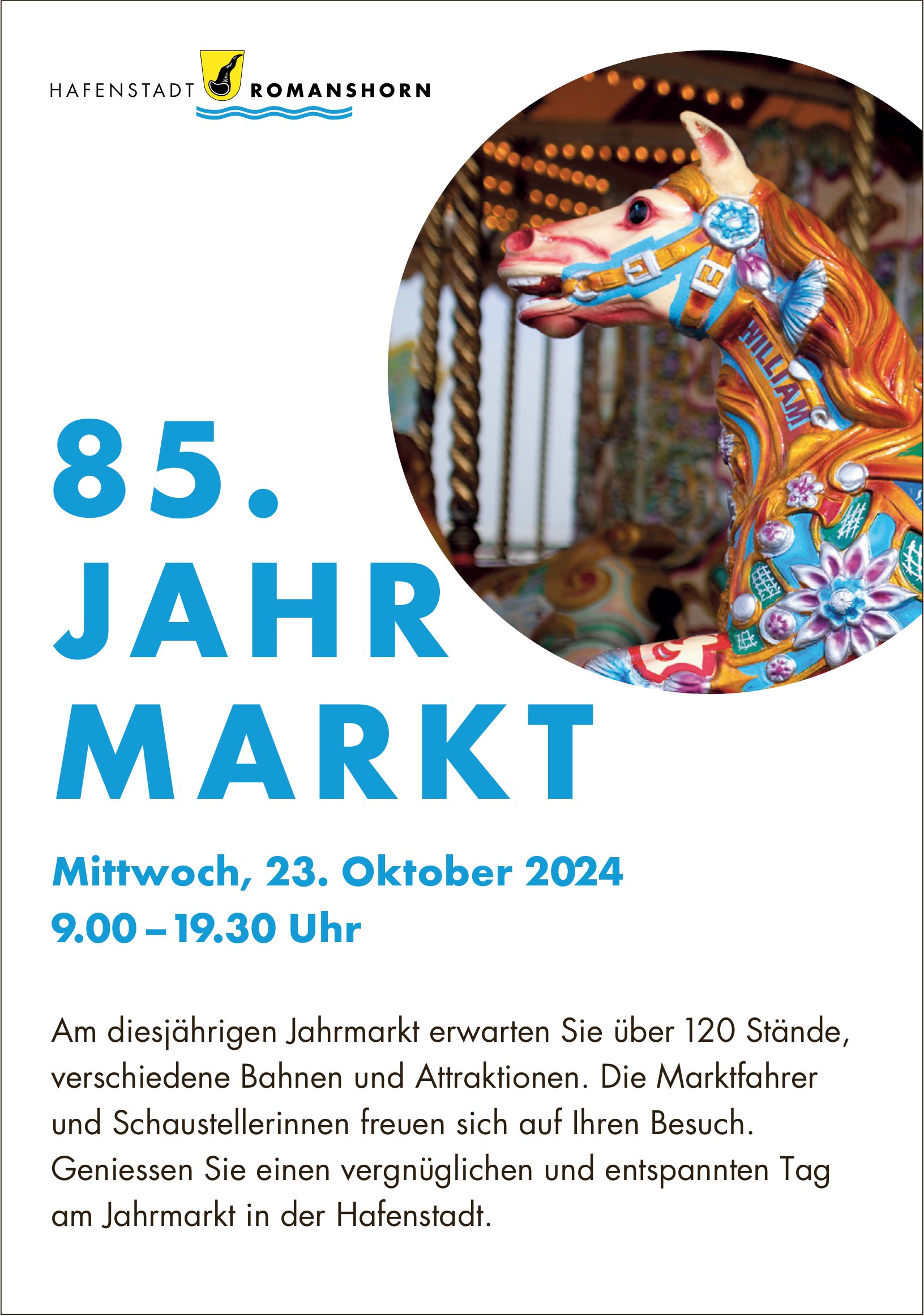 85. Jahrmarkt, 23. Oktober 2024