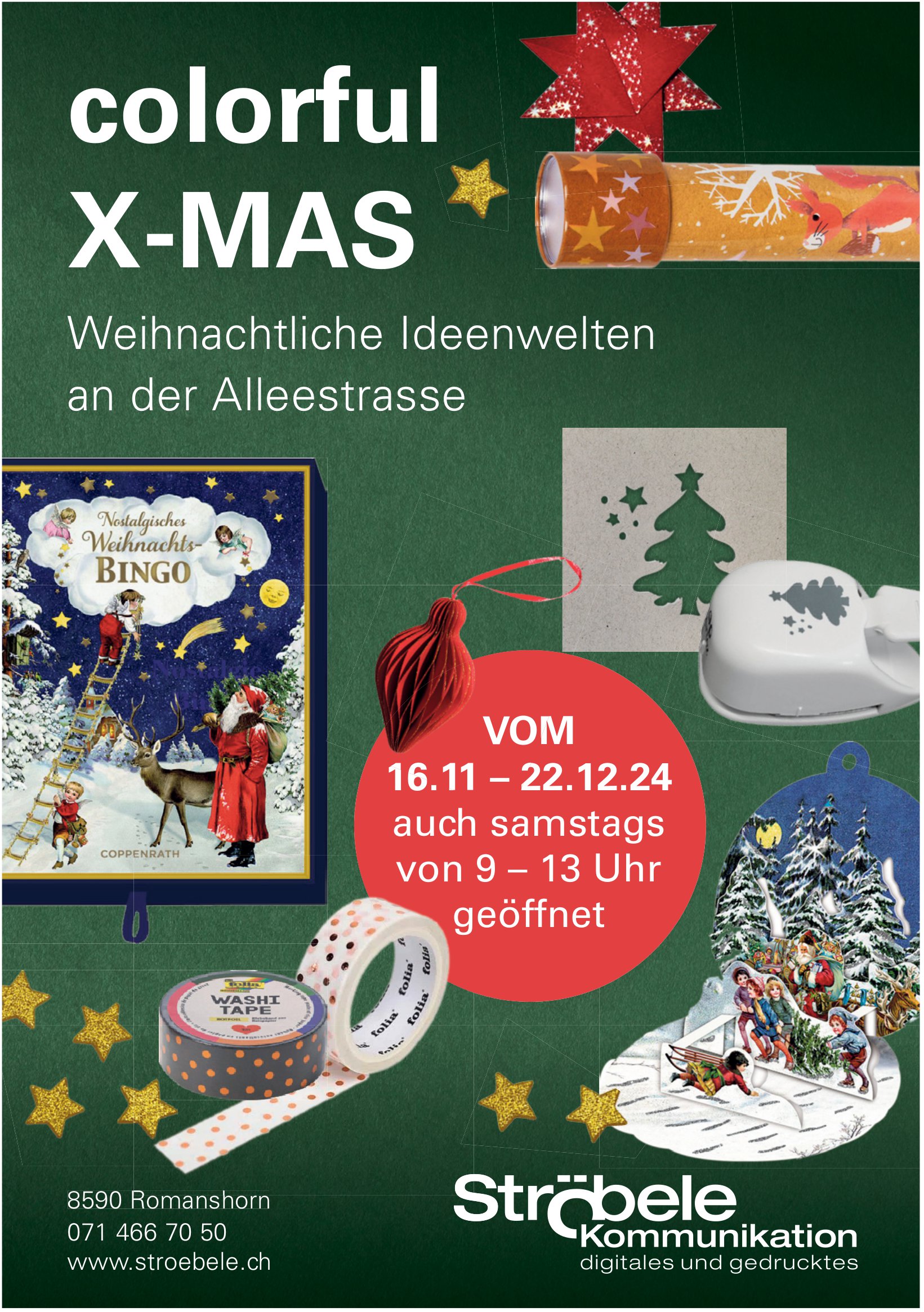 Stroebele, Romanshorn - Colorful X-Mas Weihnachtliche Ideenwelten