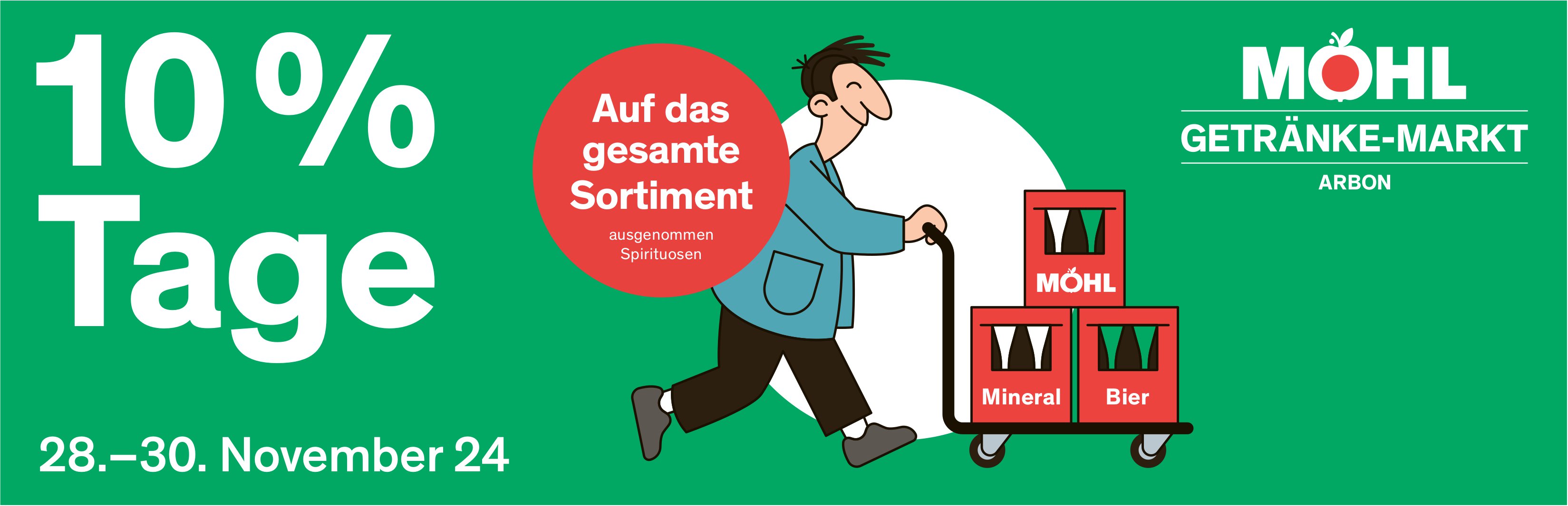 10% Auf das gesamte Sortiment* , 28-30. November