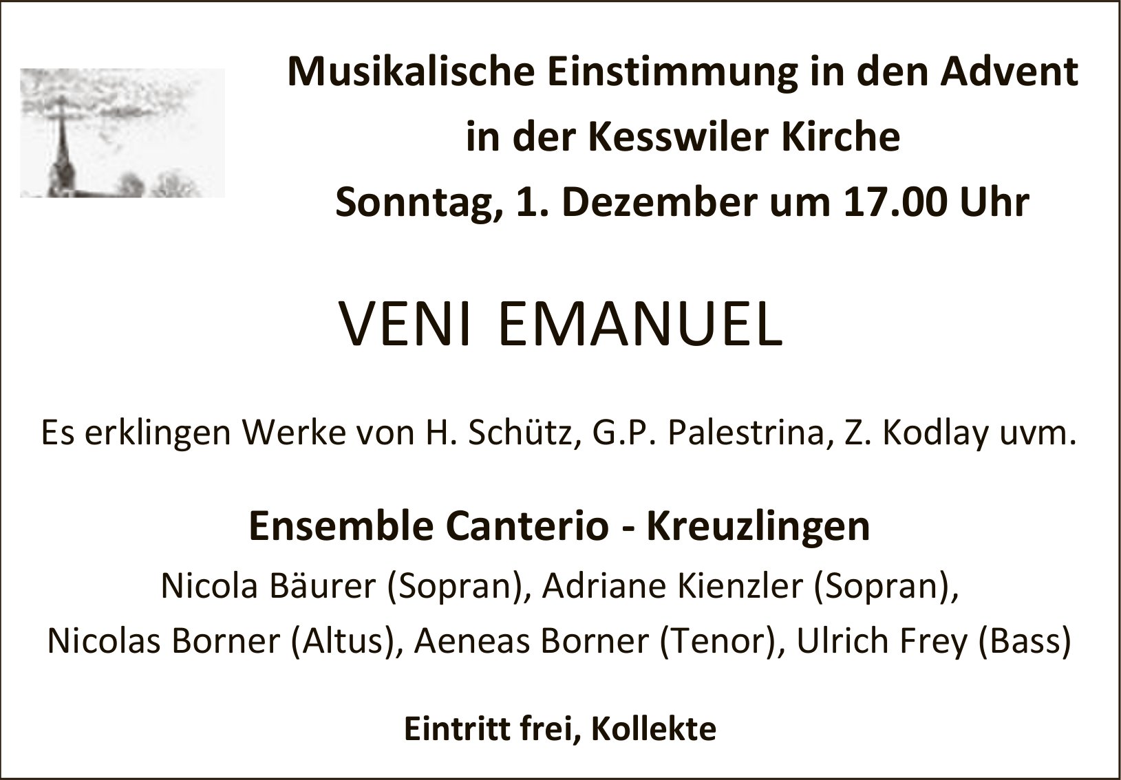 Kreuzlingen - Musikalische Einstimmung In Den Advent