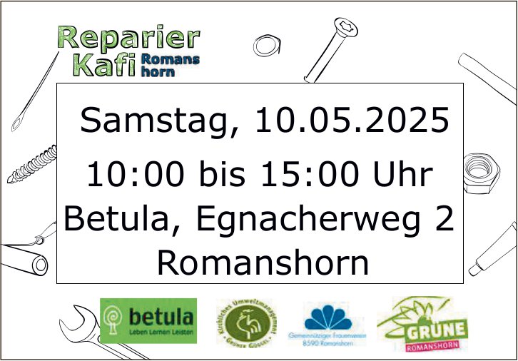Reparier Kafi Romanshorn, 10. Mai, Betula