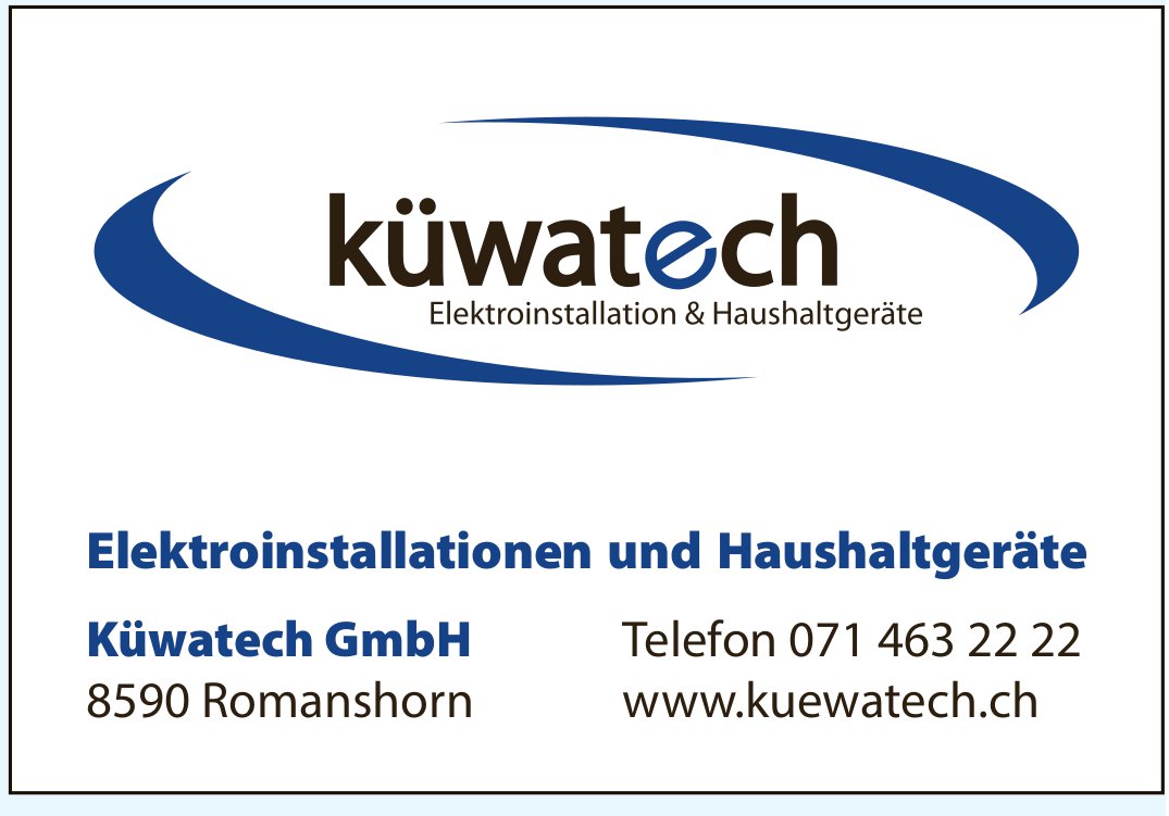 Küwatech GmbH, Romanshorn - Elektroinstallationen und Haushaltgeräte