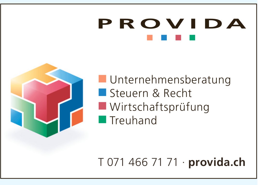 Provida, Unternehmensberatung Steuern&Recht Wirtschaftsprüfung Treuhand