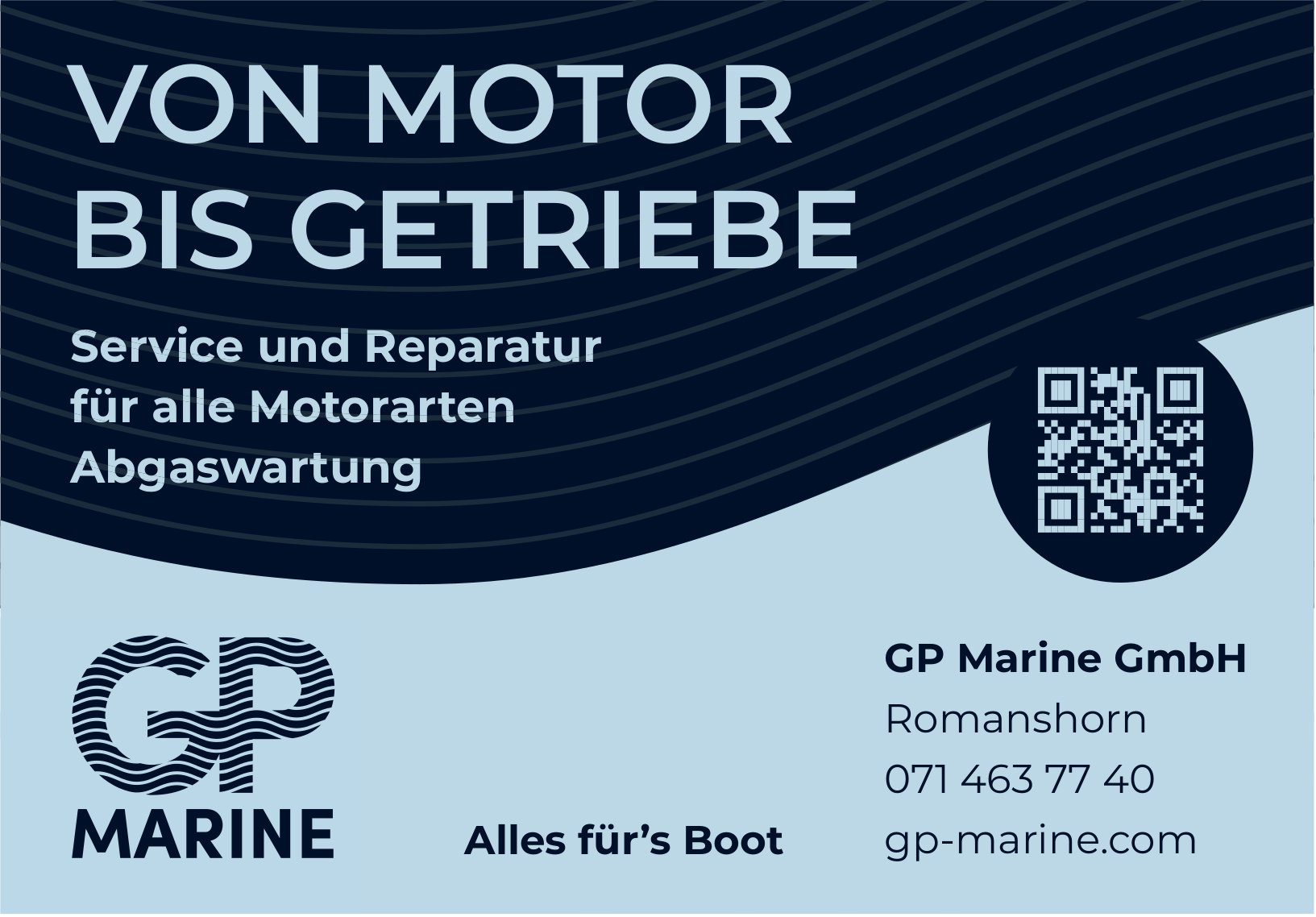 GP Marine GmbH, Romanshorn - Service und Reparatur