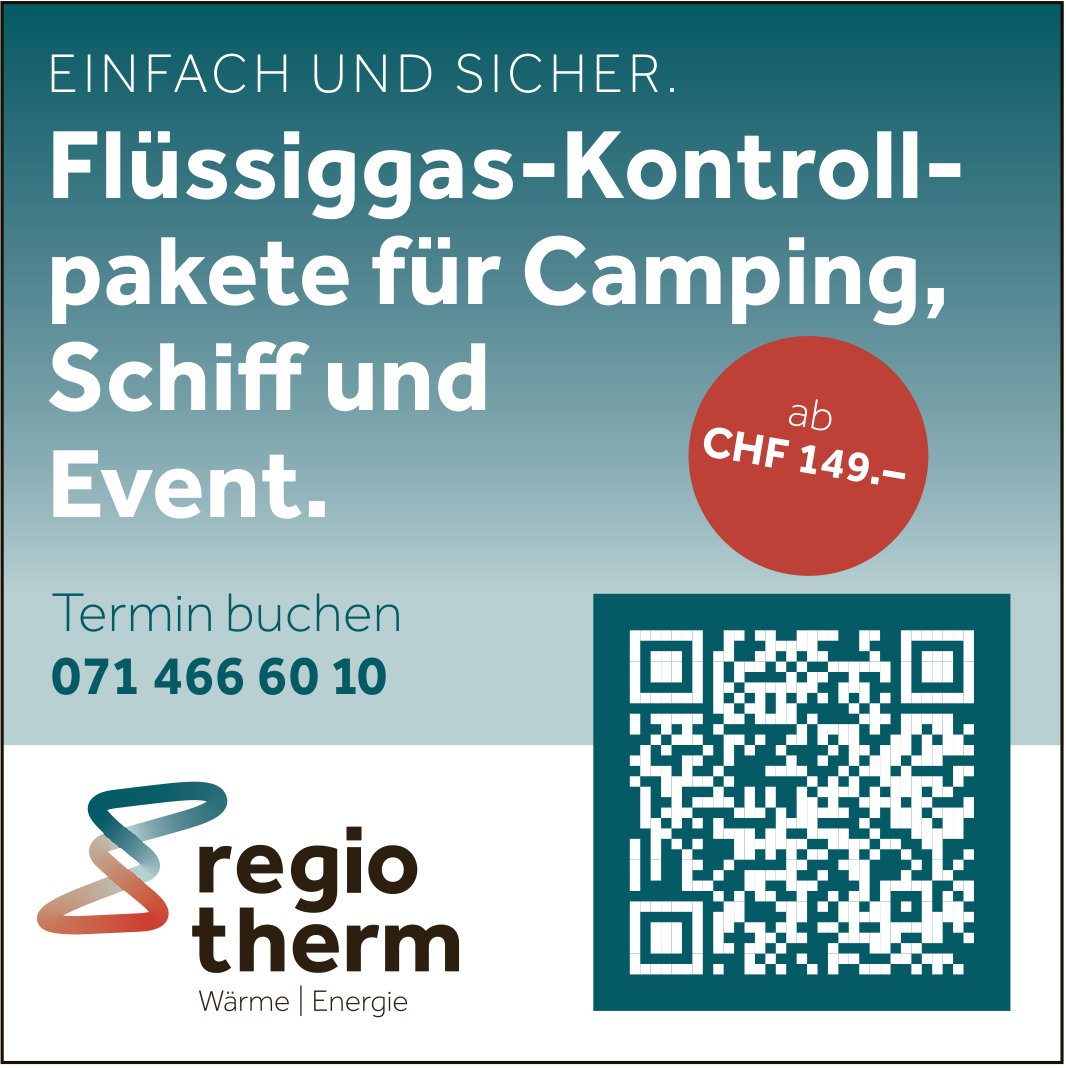 Regiotherm, Flüssiggas-Kontrollpakete für Camping ab 149.-