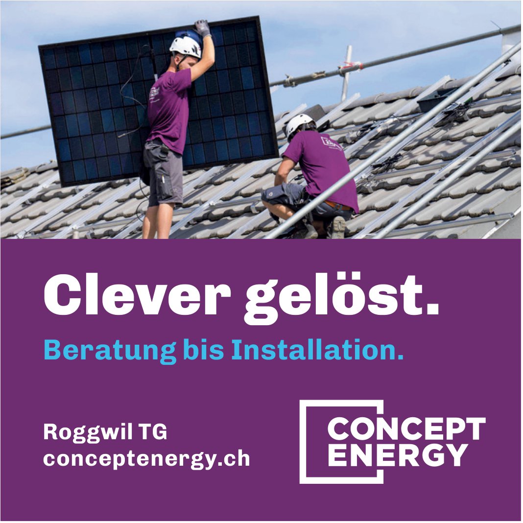 Conceptenergy, Roggwil - Beratung bis Installation.