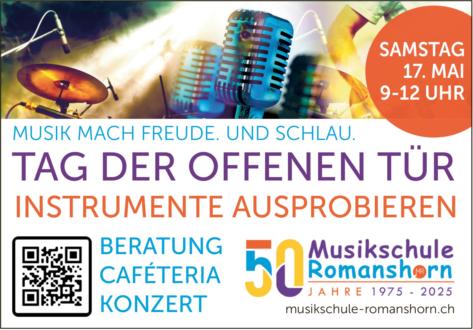 TAG DER OFFENEN TÜR, 17. Mai, Musikschule Romanshorn