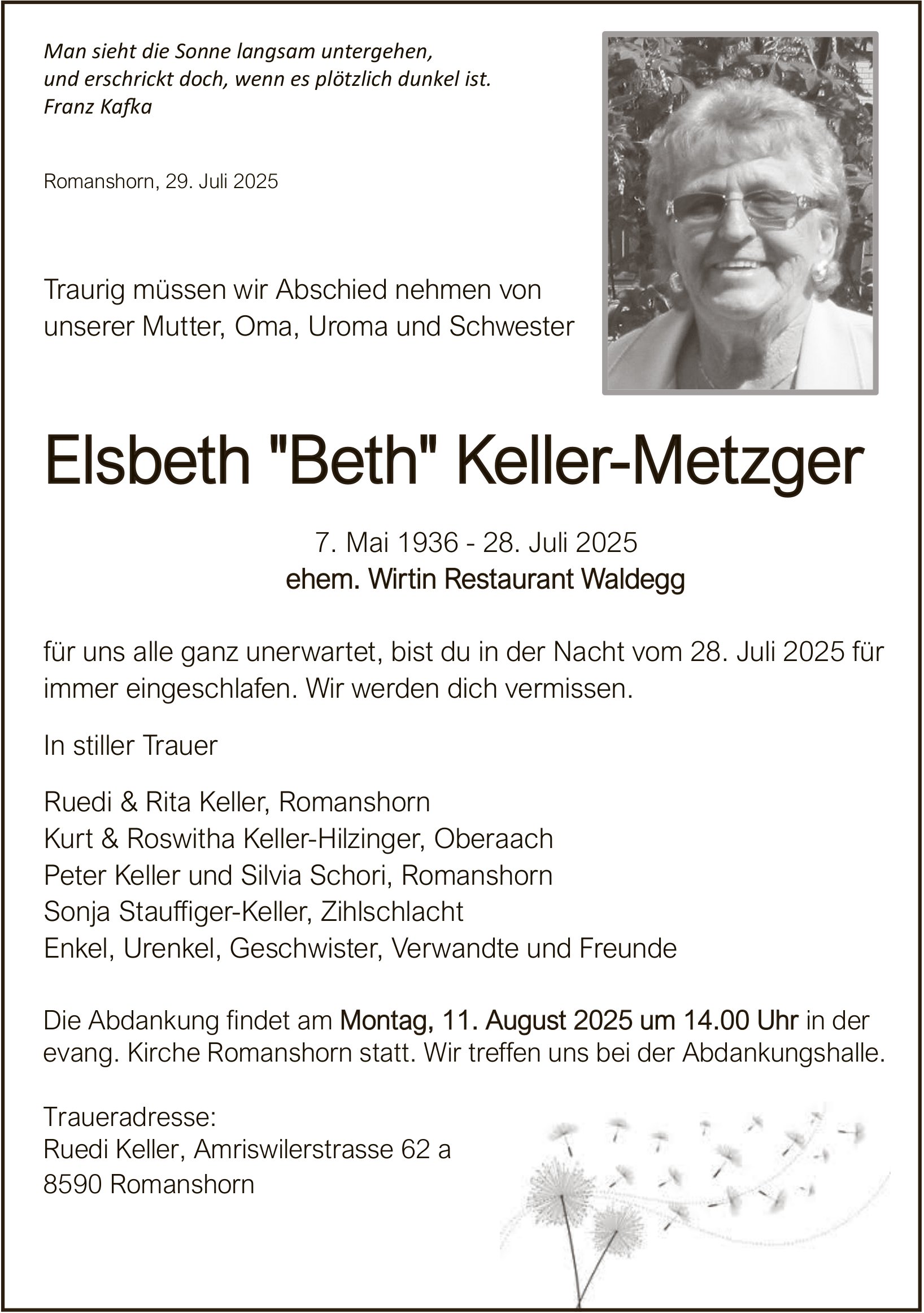 Keller-Metzger Elsbeth 