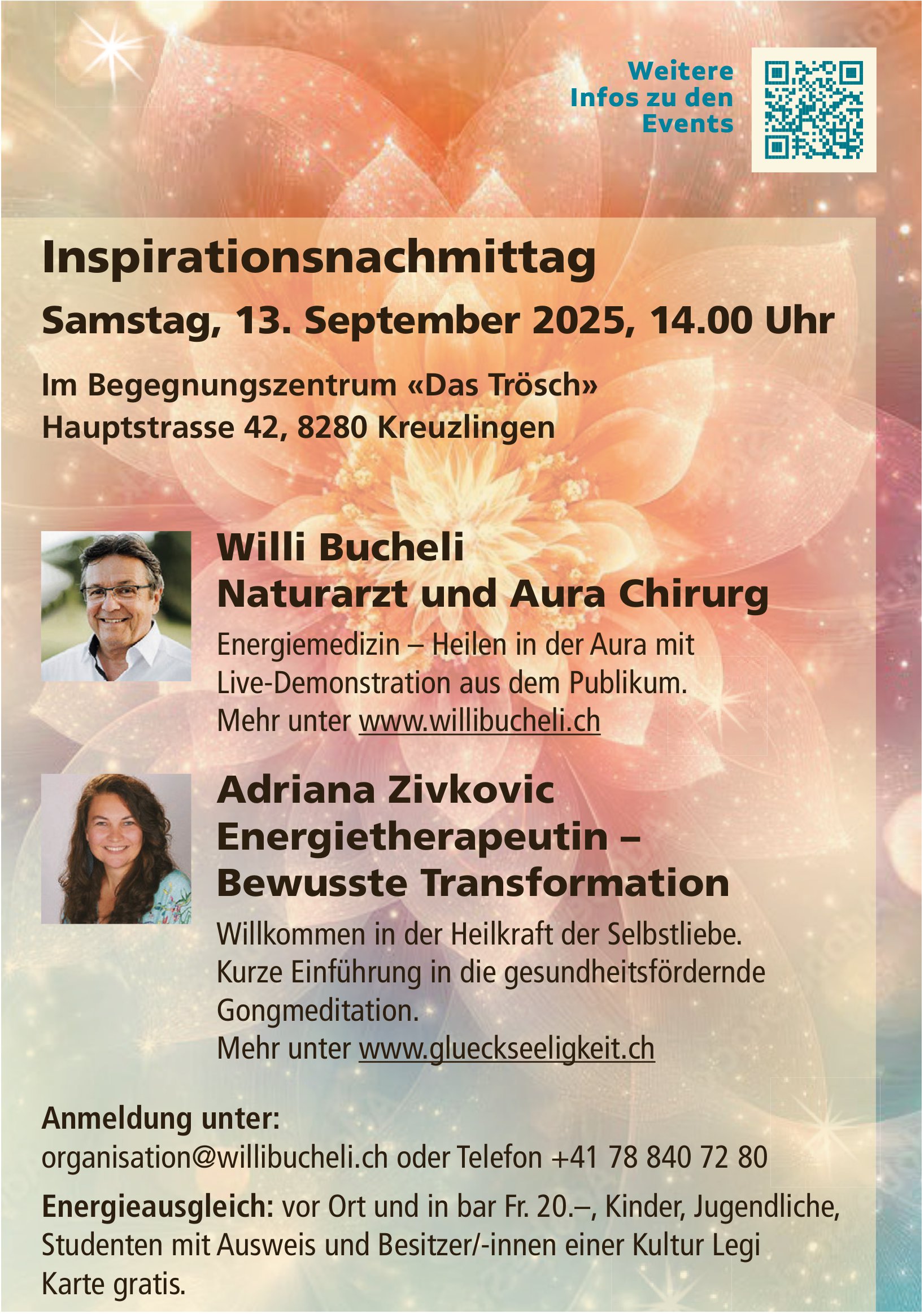 Inspirationsnachmittag, 13. September, Kreuzlingen