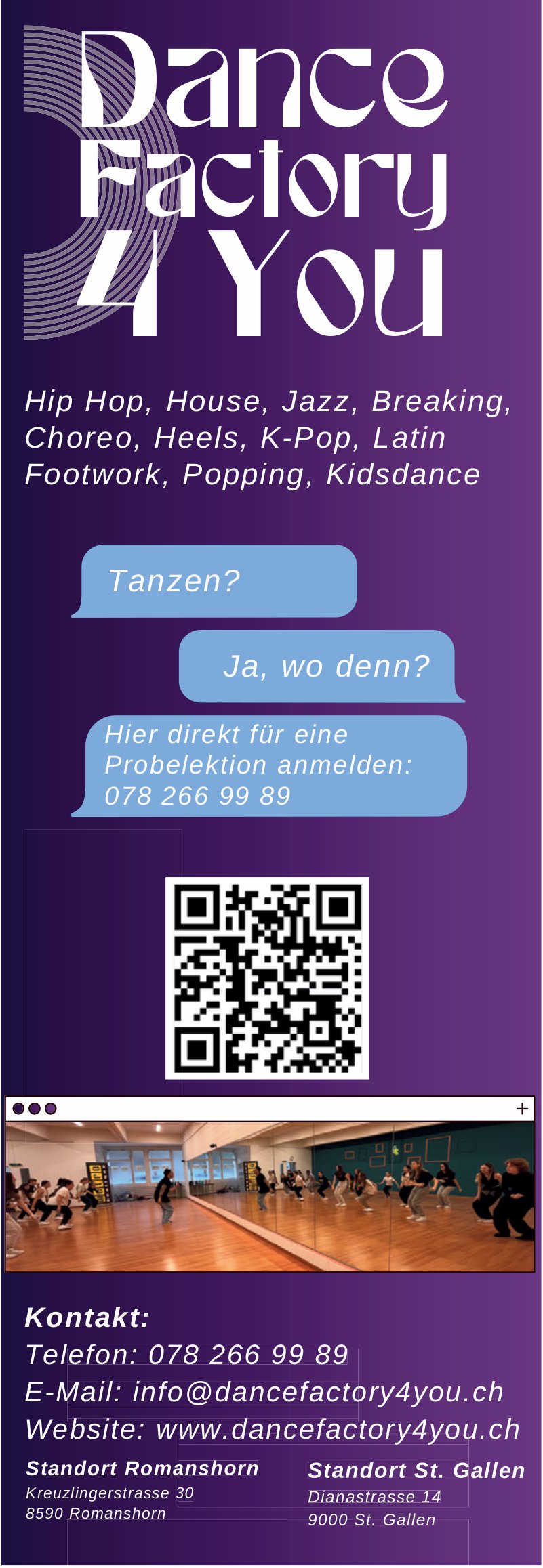 Dance Factory 4 You, Romanshorn - Probelektion