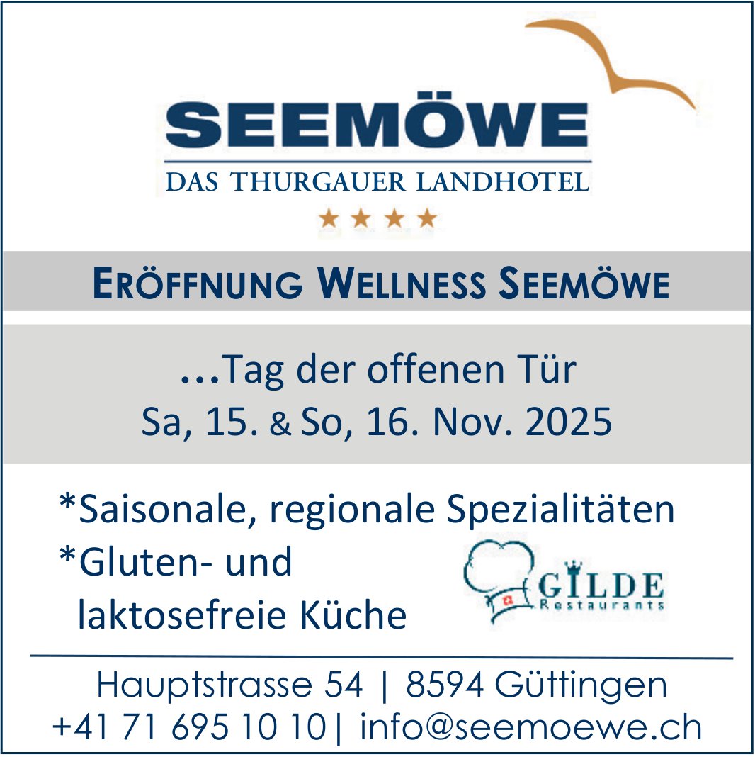 ERÖFFNUNG WELLNESS SEEMÖWE, 15. - 16. November, Güttingen