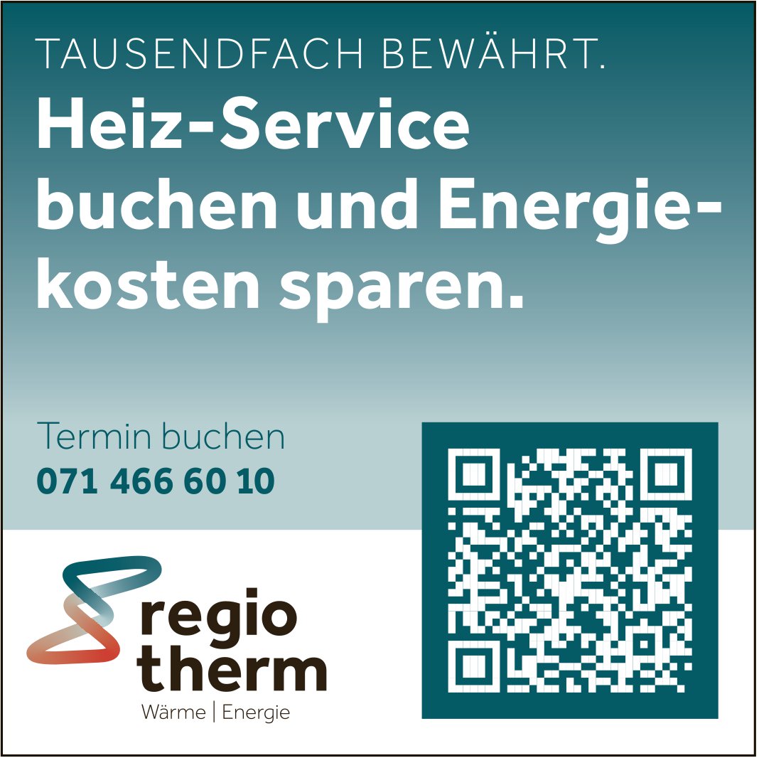 Regiotherm, TAUSENDFACH BEWÄHRT.