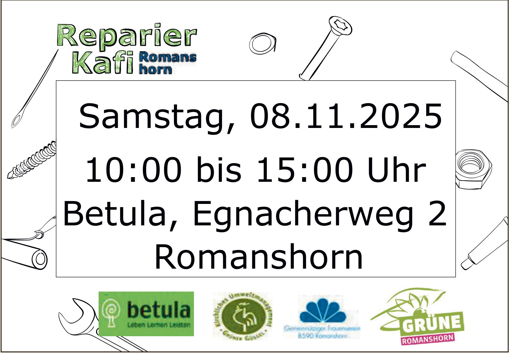 Reparier Kafi, 8. November, Betula, Romanshorn