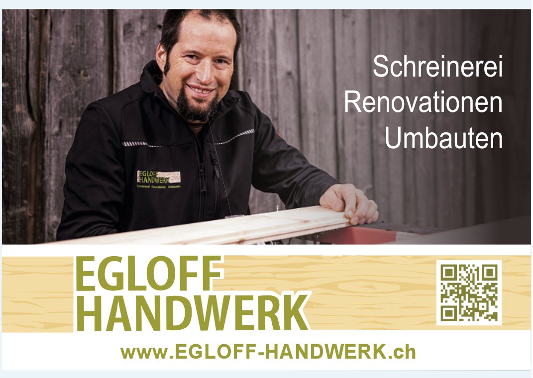 Egloff Handwerk, Schreinerei - Renovationen - Umbauten