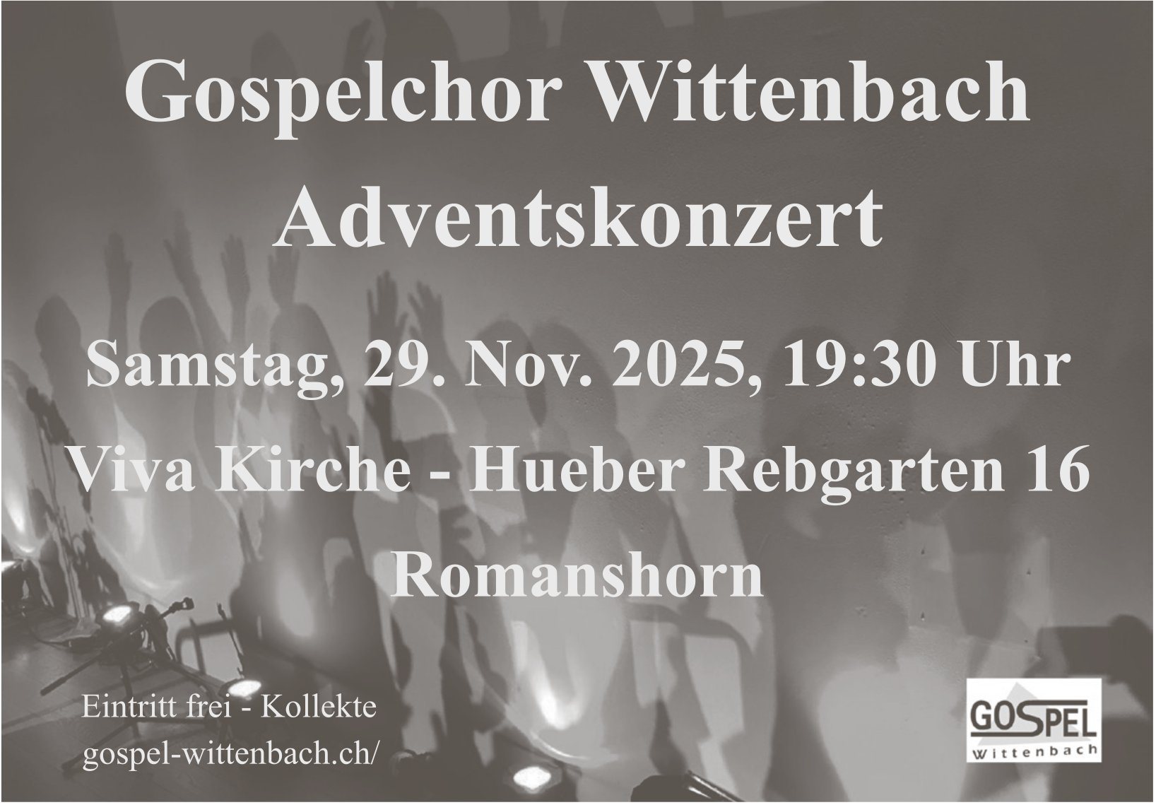 Adventskonzert, 29. November, Viva Kirche, Romanshorn