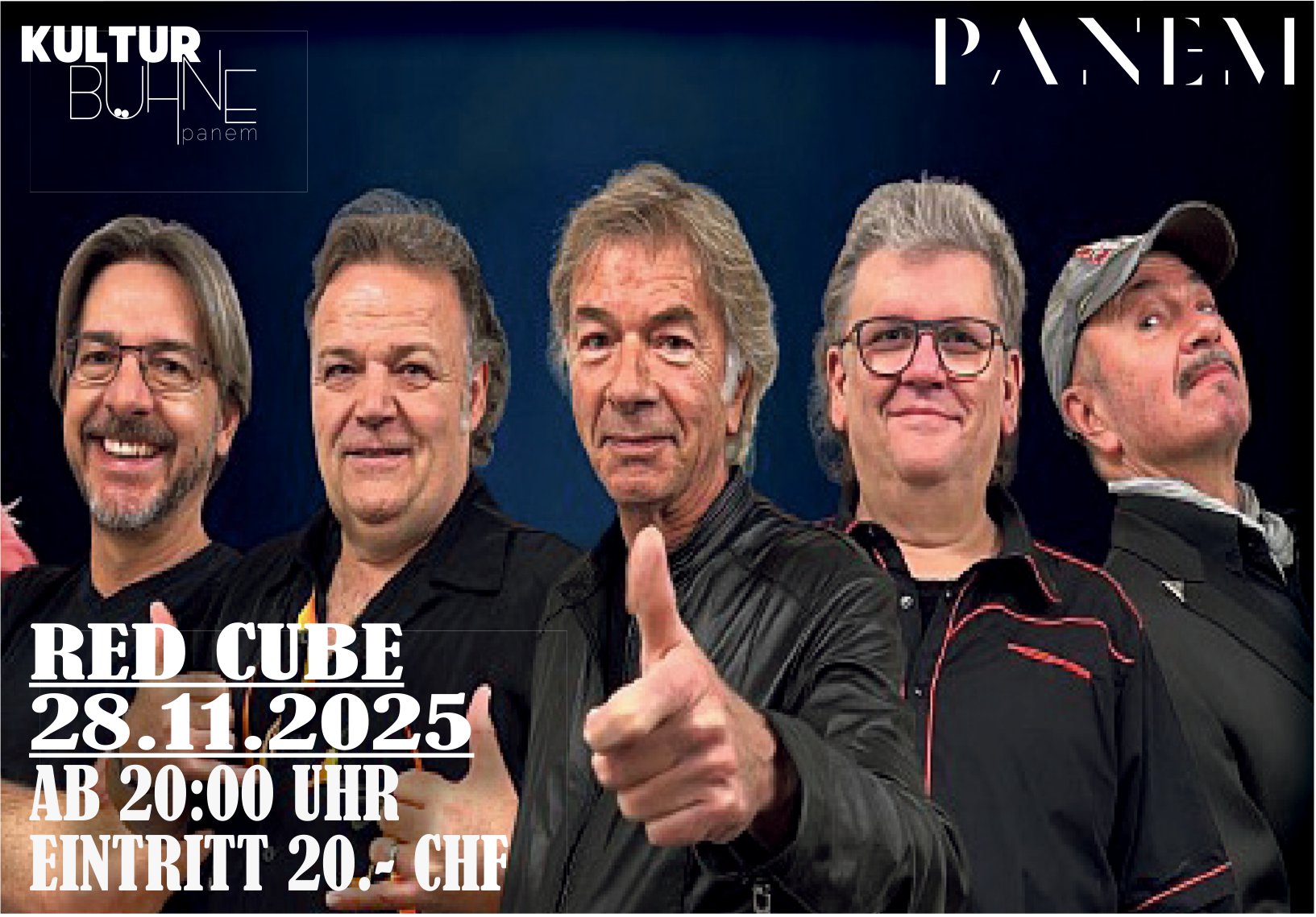 Red Cube, 28. November, Kulturbühne Panem