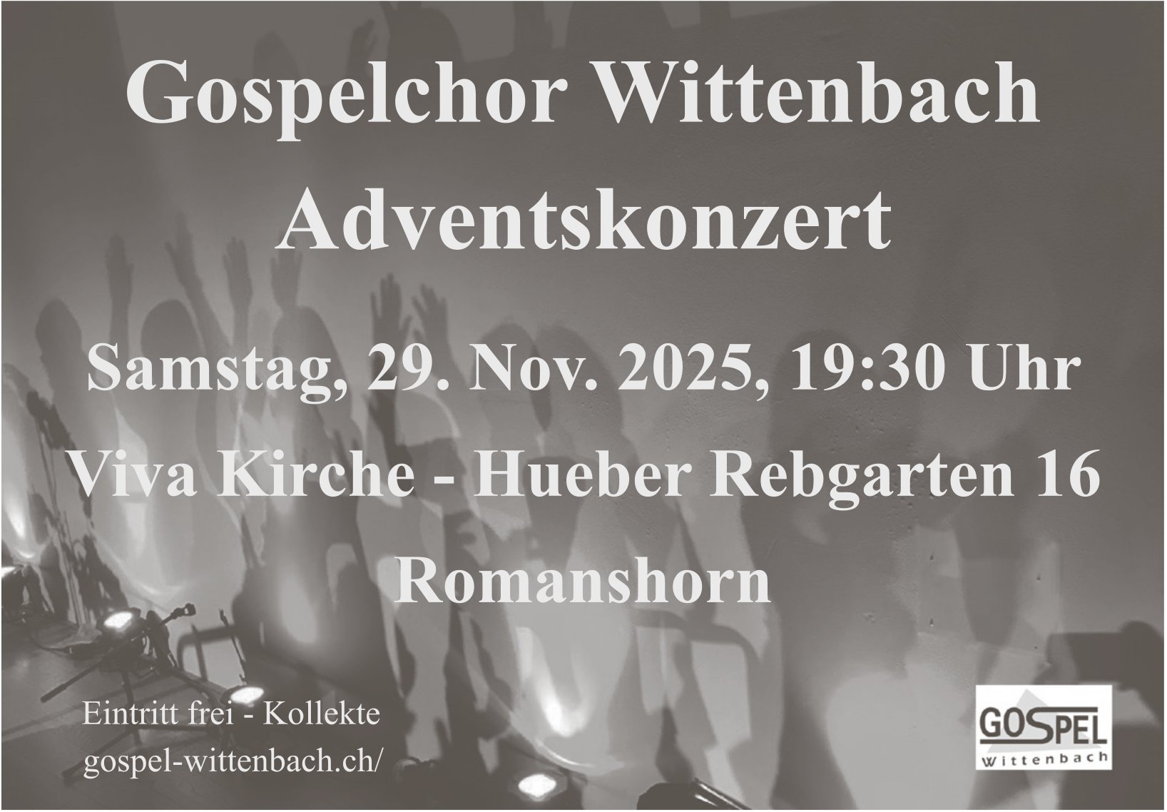 Adventskonzert, 29. November, Viva Kirche, Romanshorn