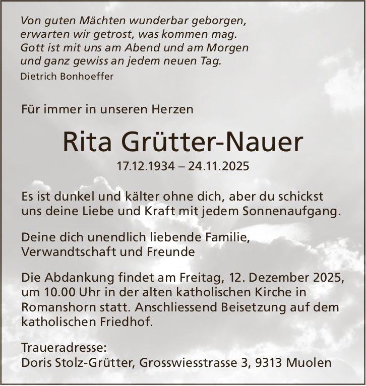Rita Grütter-Nauer / TA