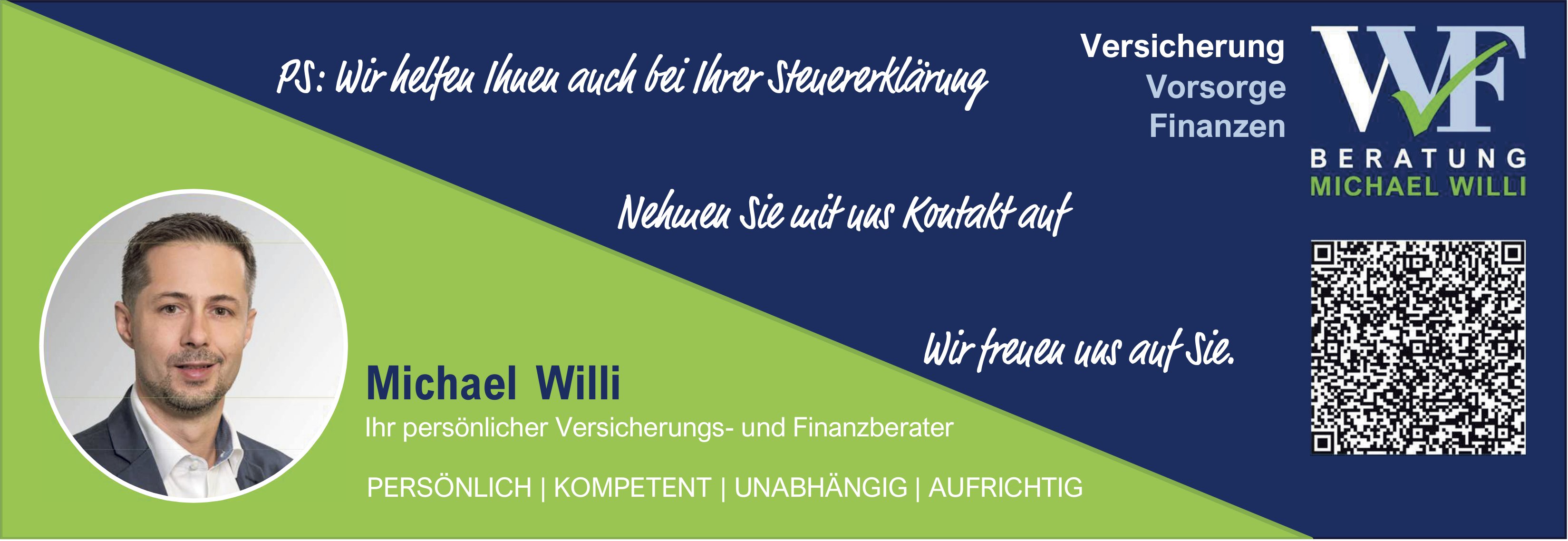 Michael Willi, Ihr persönlicher Versicherungs- und Finanzberater