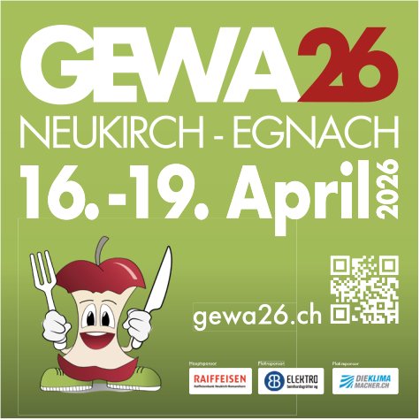 GEWA26, 16. bis 19. April, Neukirch-Egnach