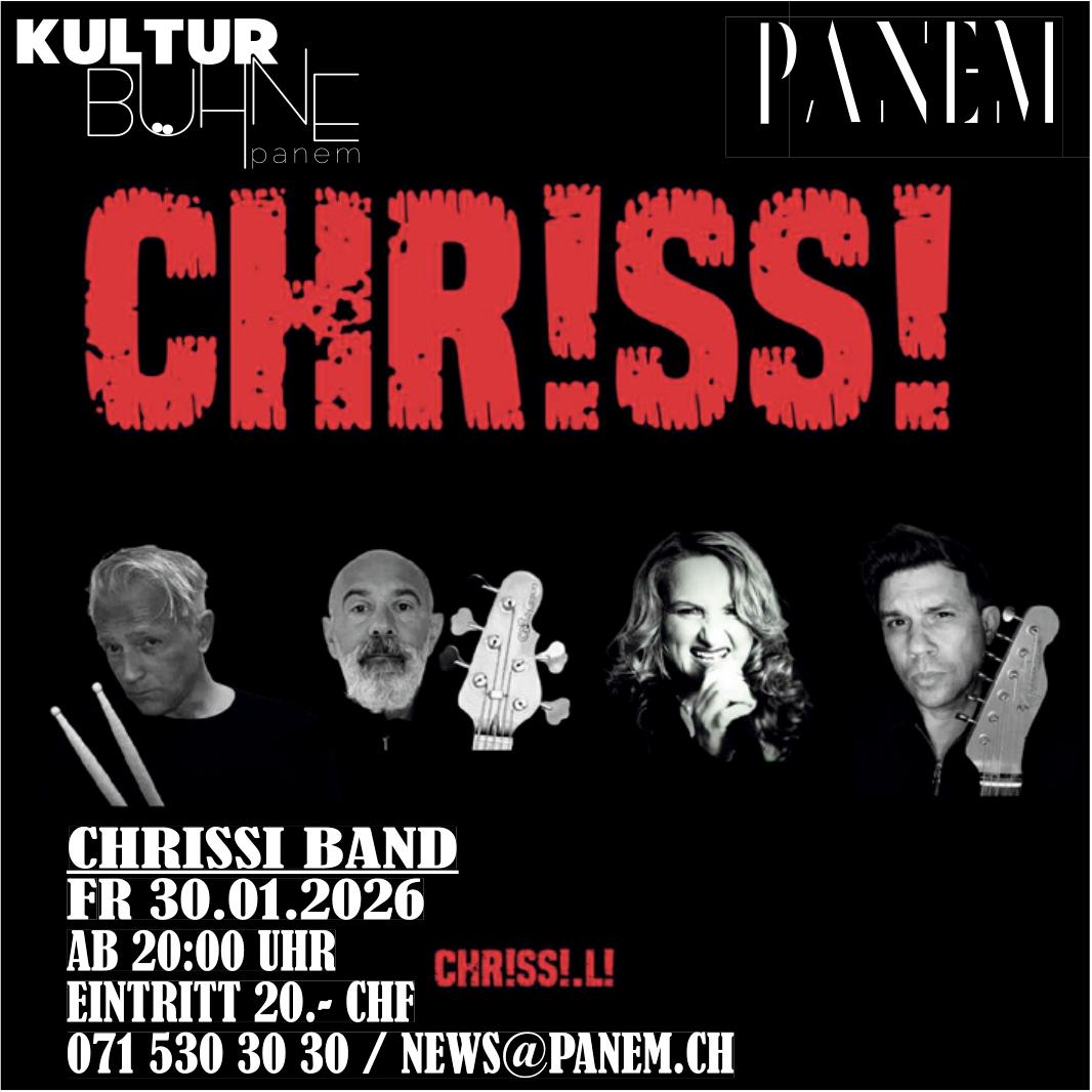 CHR!SS!, 30. Januar, Kulturbühne Panem