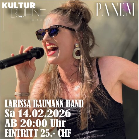 Larissa Baumann Band, 14. Februar, Kulturbühne Panem
