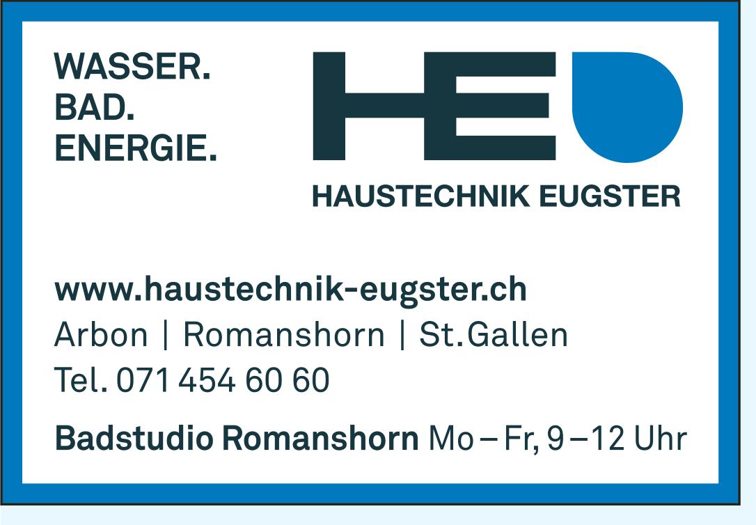 Haustechnik Eugster, Arbon - Wasser. Bad. Energie.