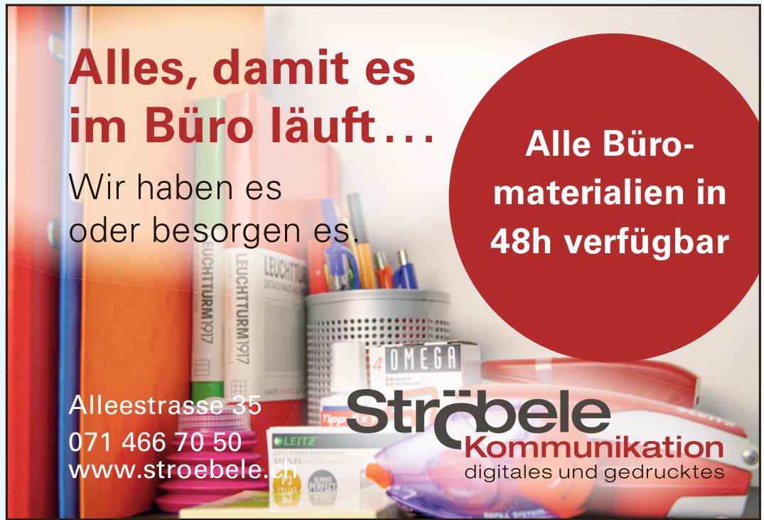 Ströbele Kommunikation, Romanshorn - Alles, damit es im Büro läuft . . .